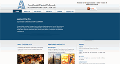 Desktop Screenshot of albaharconstruction.com