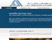 Tablet Screenshot of albaharconstruction.com
